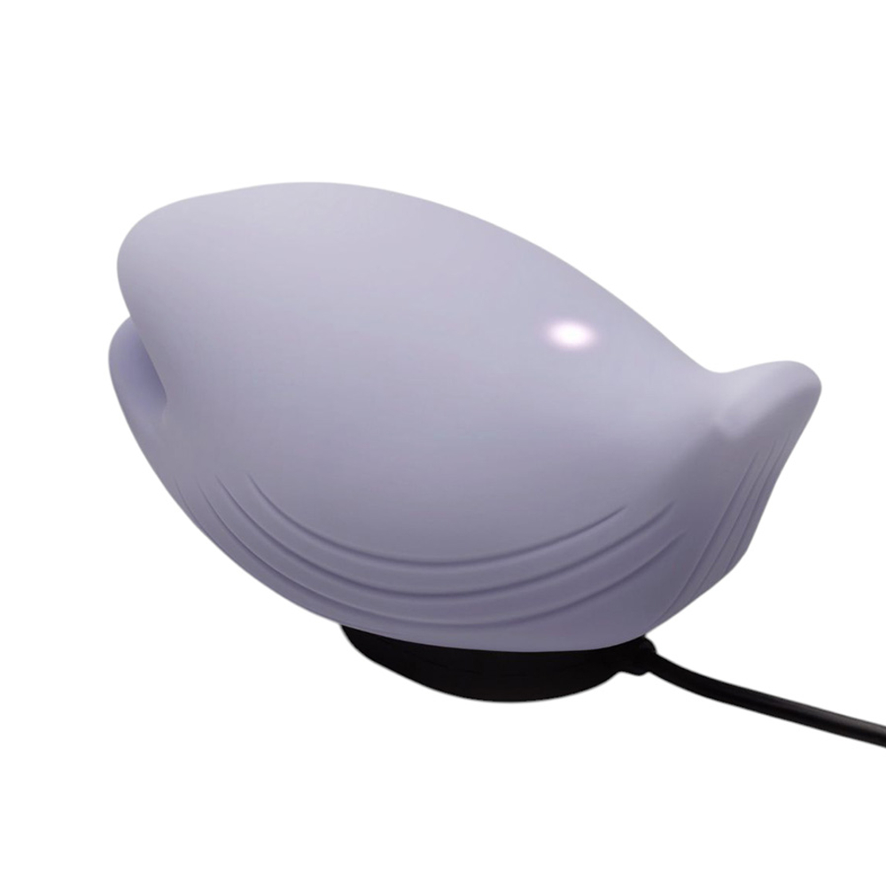 Сиреневый клиторальный вибростимулятор 9,8см Iroha+ Yoru Sumire HMP-29