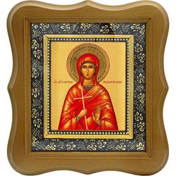 Ирина Аквилейская Святая мученица. Икона на холсте.