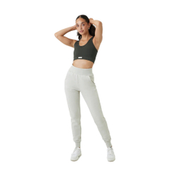 Женские теннисные брюки Björn Borg STHLM High Waist Training Pants Women - Cream