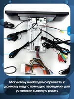 Комплект с разъёмами 12.3" Nissan Qashqai J11, X-Trail T32 2014-2020 - Car-Smart LUX-T32