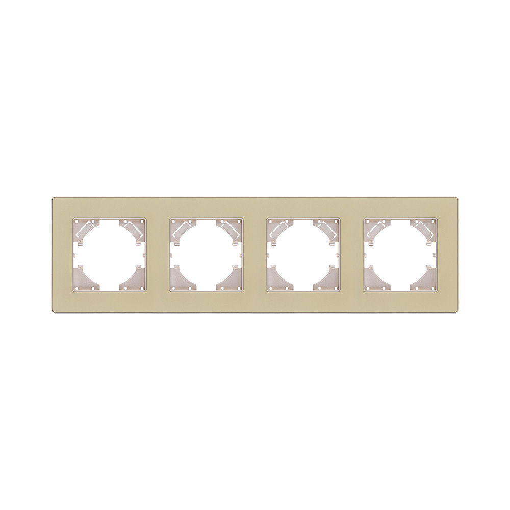 Рамка 4-постовая, золотой Kollinger Eleganz Acryl EA4GD