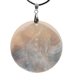 ШК-55/ 64-A Кулон из перламутра «Коты»