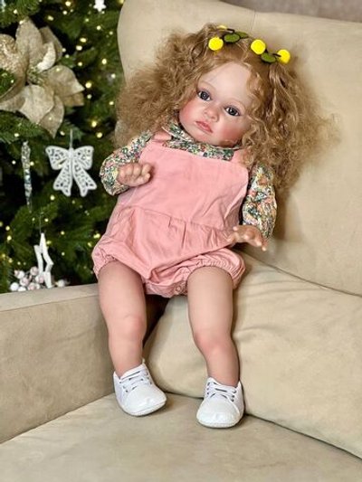 Кукла Реборн мягконабивная 60см в пакете (FA-533)