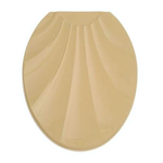 Крышка унитаза "РАКУШКА", бежевый, РП-812