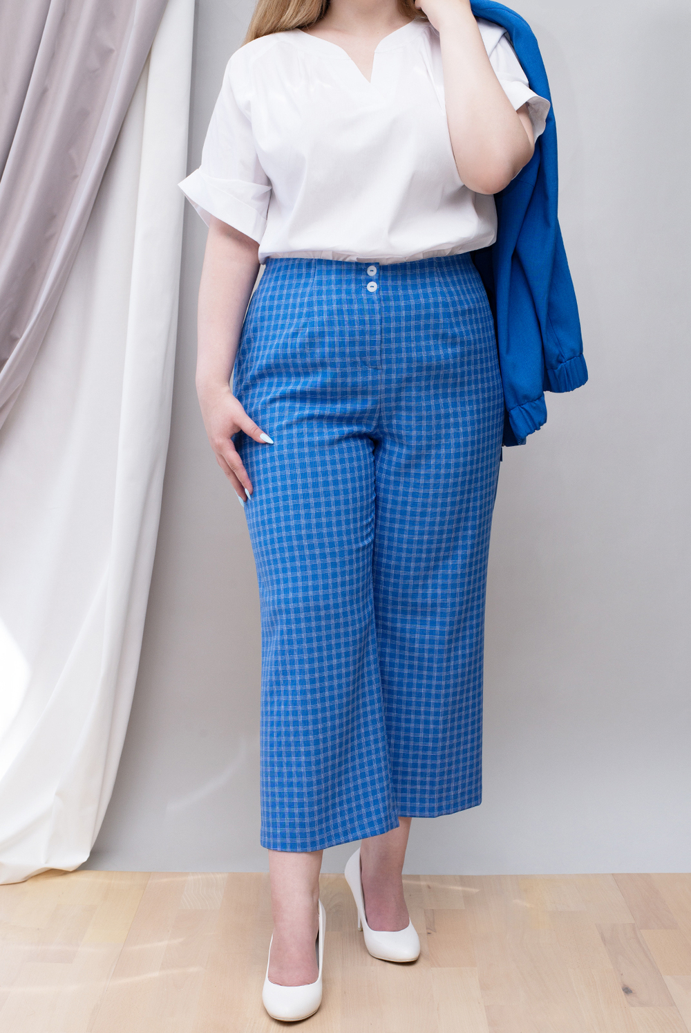 Брюки женские 3339ЛП, клетка #259Кла023339ЛП