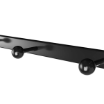 Вешалка настенная 30х60х31.7 см, Vasagle, Лофт, LCR11BX, корич-черн