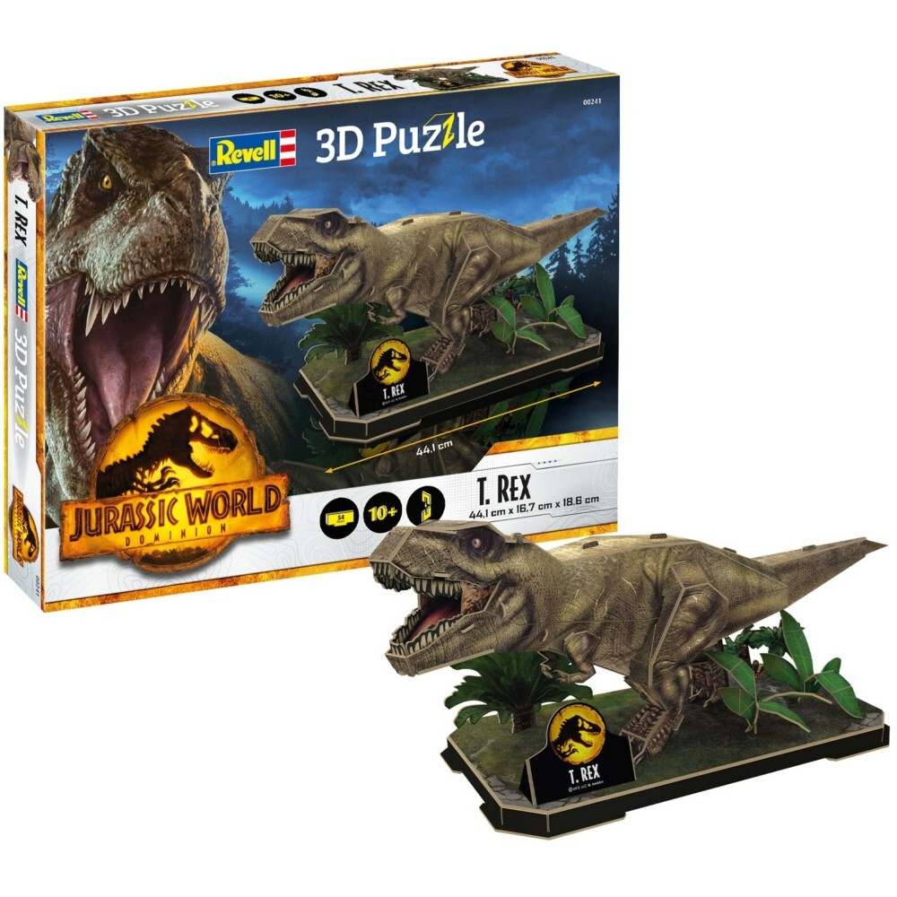 Revell - Пазл 3D Мир Юрского периода Ти-Рекс 45 элементов. 00241 / артикул   00241  / GTIN 4009803002415