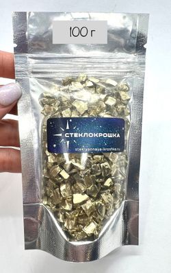 Стеклянная крошка Золотая фракция 5