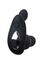 Анальный стимулятор с вибрацией Pоро Vela черный 12 см