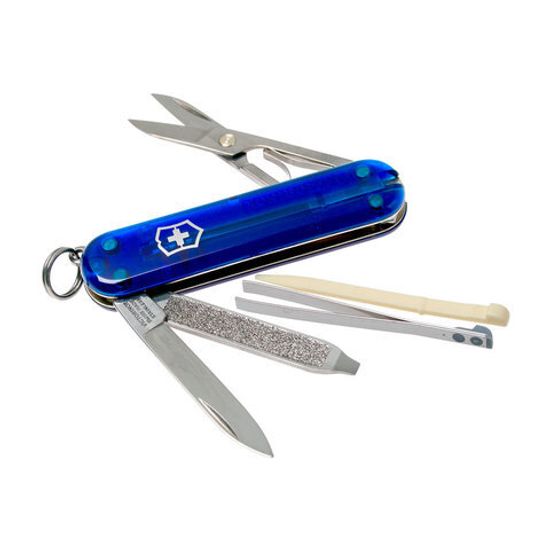 Нож Victorinox Мод. Classic Blue Trans (58мм) - 7 функций