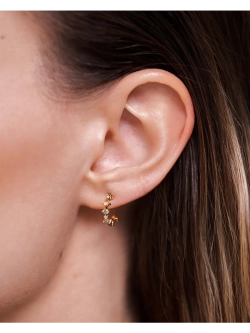 Серьги Glory серебро 925 пробы покрытое золотом