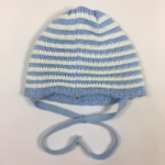 Шапочка в полоску на 3 месяцев