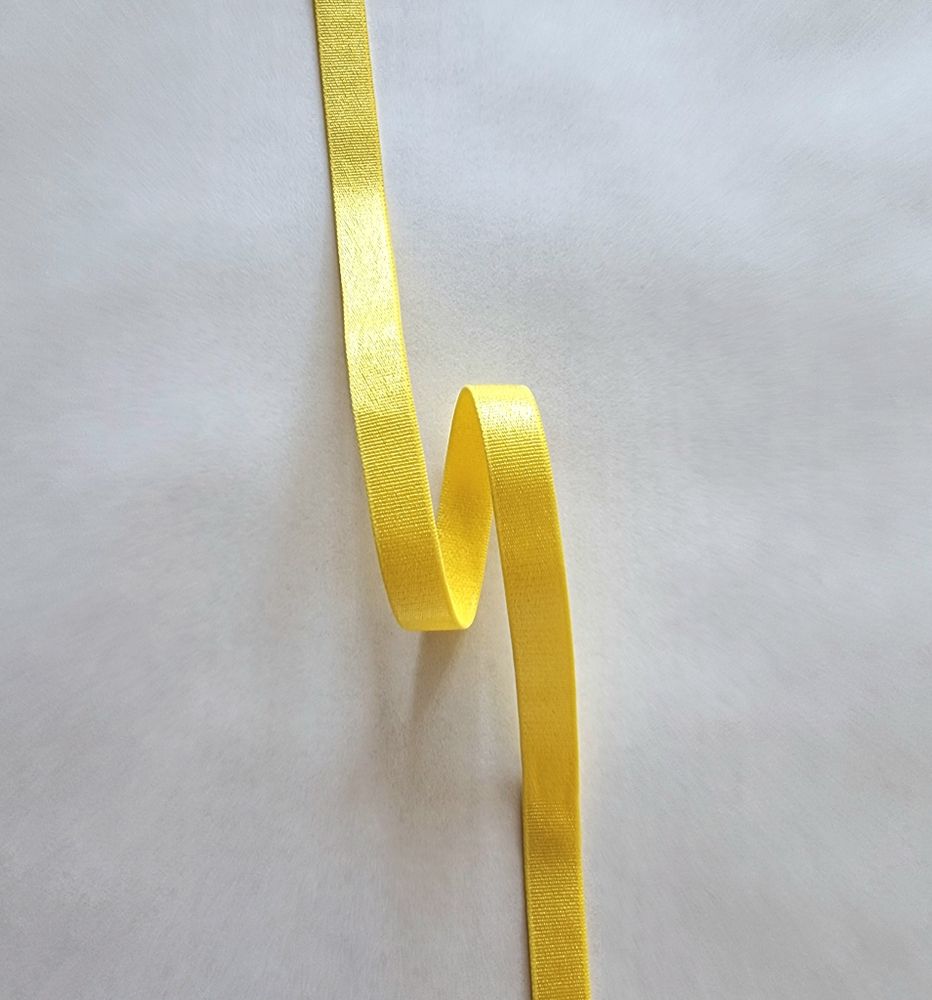 Бретель ярко-жёлтая 10 мм (Pantone 803 U)
