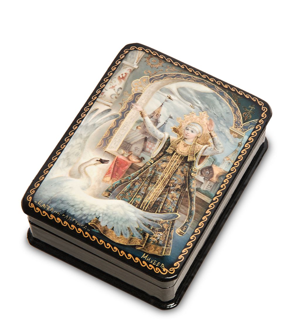 Народные промыслы ШК-19/22 Шкатулка в технике декупаж «Царевна лягушка» (10х8х3,5)