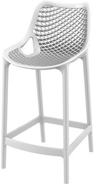 Стул пластиковый полубарный Air Bar 65 белый
