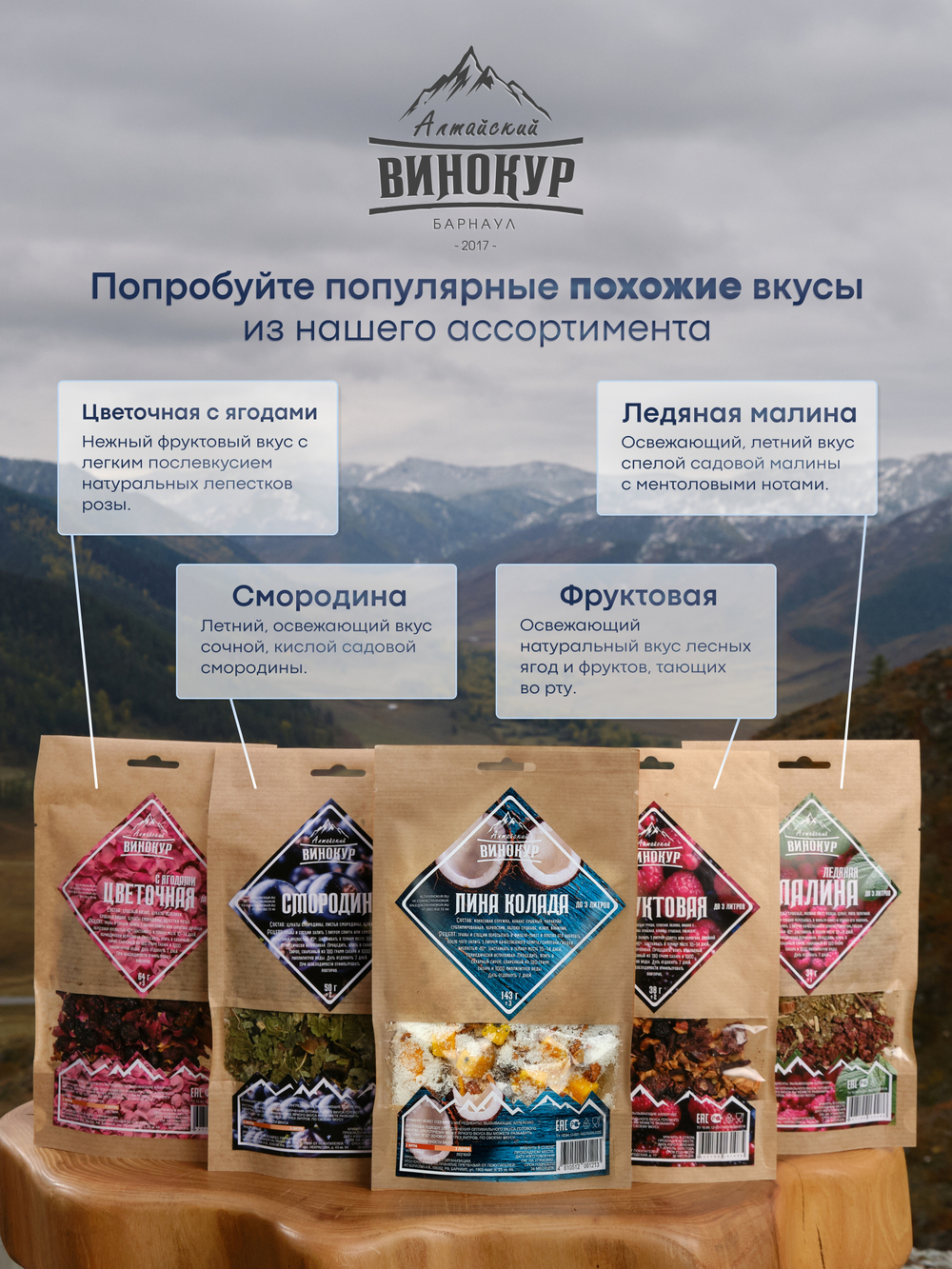 «Пина колада» набор для настойки