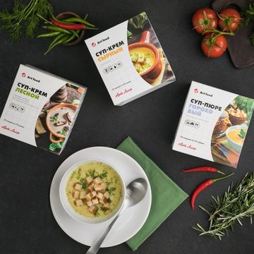 Суп- пюре гороховый (с сухариками)