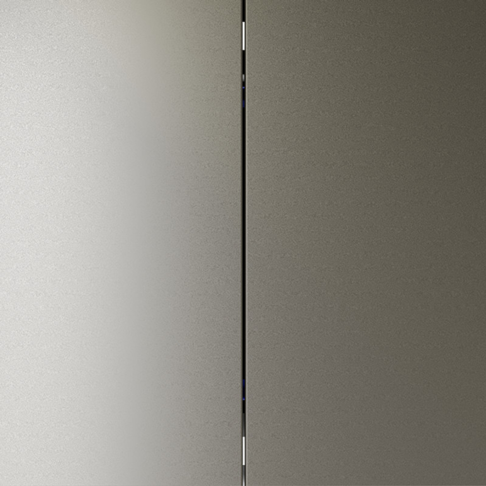 Выключатель встраиваемый VOLTUM S70 двухклавишный 10А, (шелк)