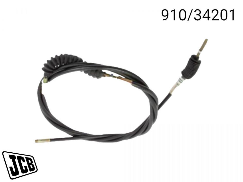 Трос газа без рукояти JCB 910/34201, 910/42502, 910-34201, 910-42502, 91034201, 91042502