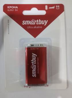 Батарейка Smartbuy крона 6LR61 BL1