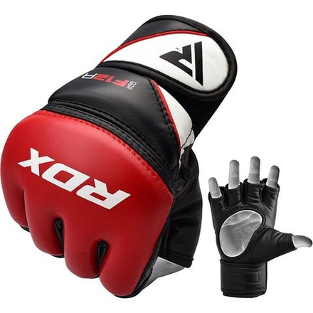 Перчатки для MMA RDX F12 Training Grappling Gloves Red