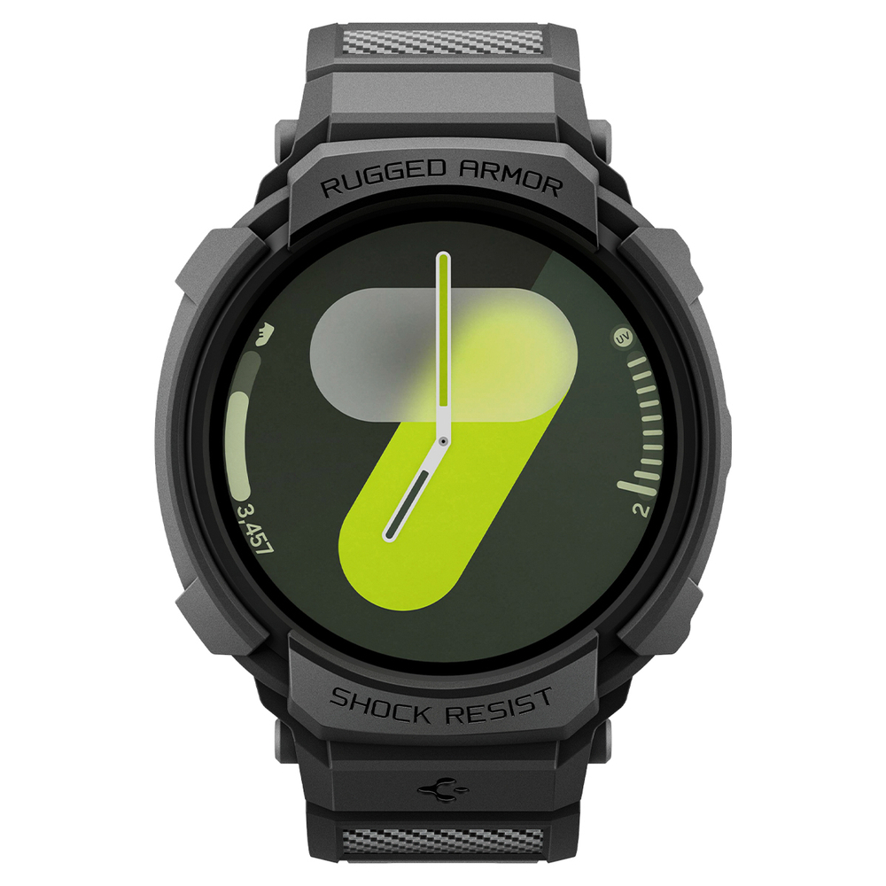 Ремешок Spigen Rugged Armor Pro для Galaxy Watch 8 (44 mm) черный