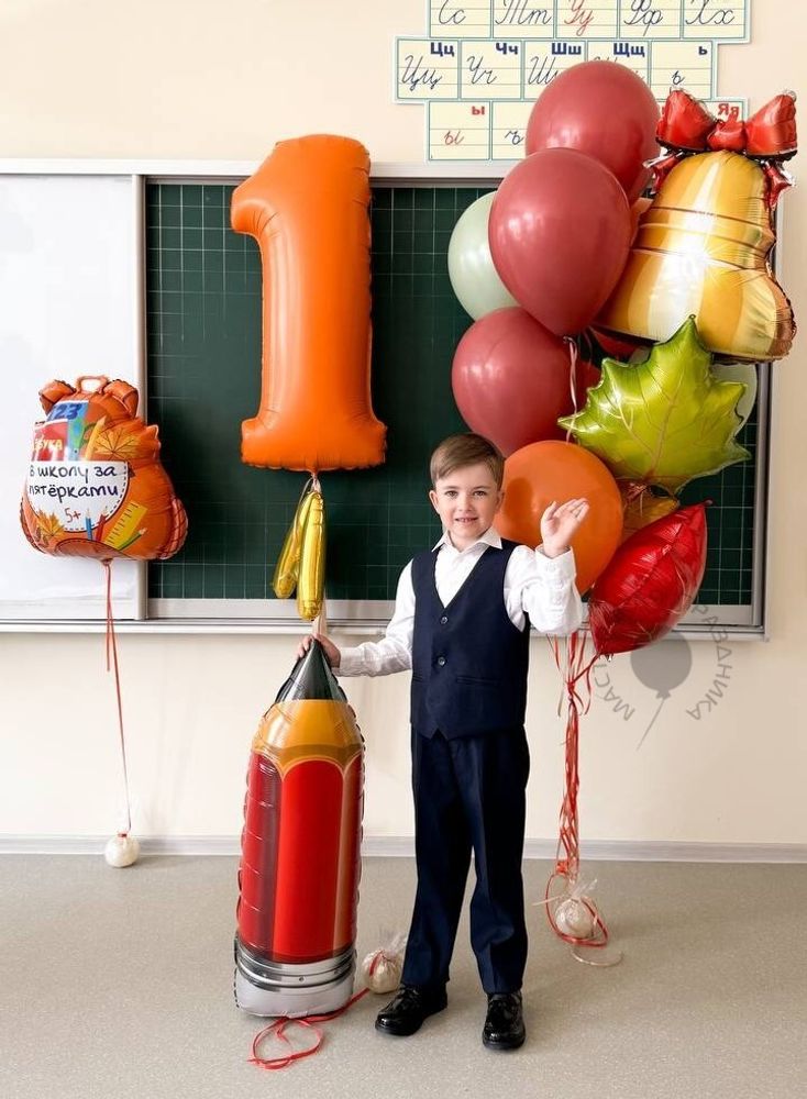 Воздушные шары на 1 сентября №8450