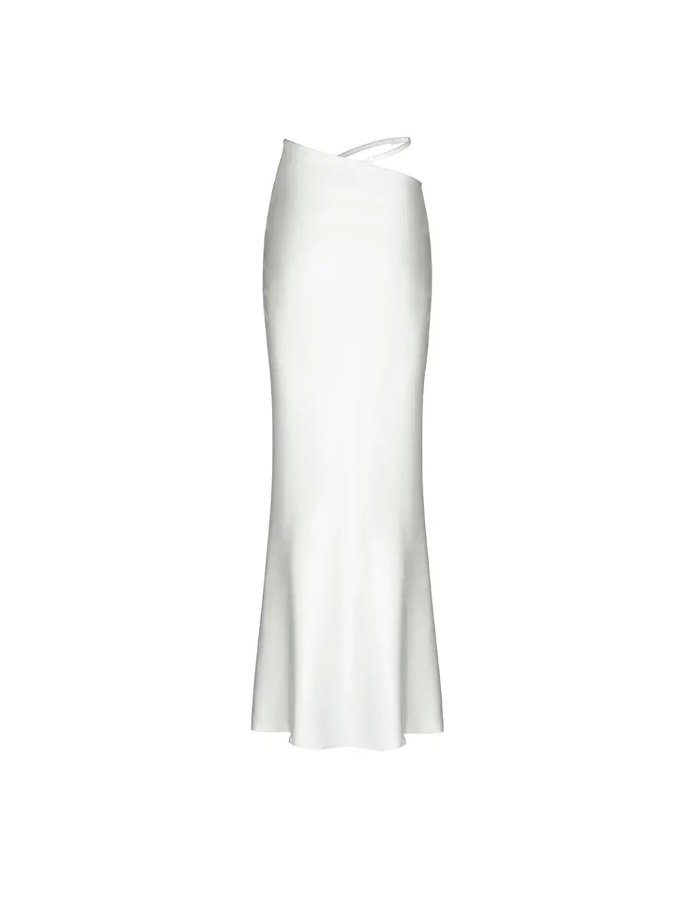 Юбка атласная