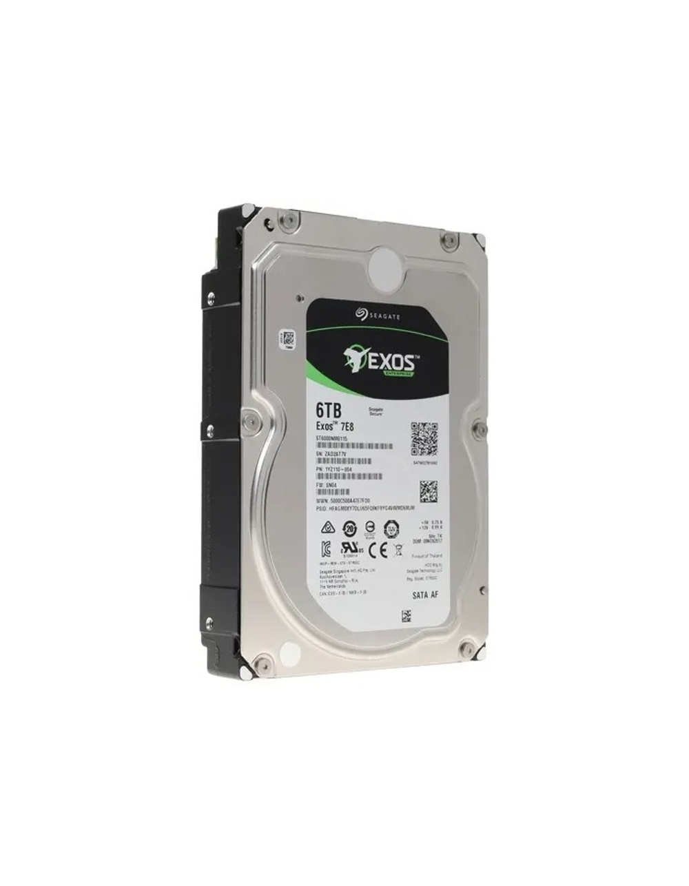 6TB Seagate Seagate 7200 Exos 7E8 (ST6000NM0115) {SATA 6Gb/s, 7200 rpm, 256mb buffer, 3.5"}