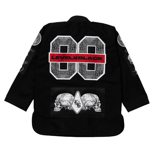 Кимоно Level x Black GOTHIC SERPENT чёрное