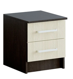 Тумба прикроватная с ящиками Фиеста, венге/лоредо (2 шт)