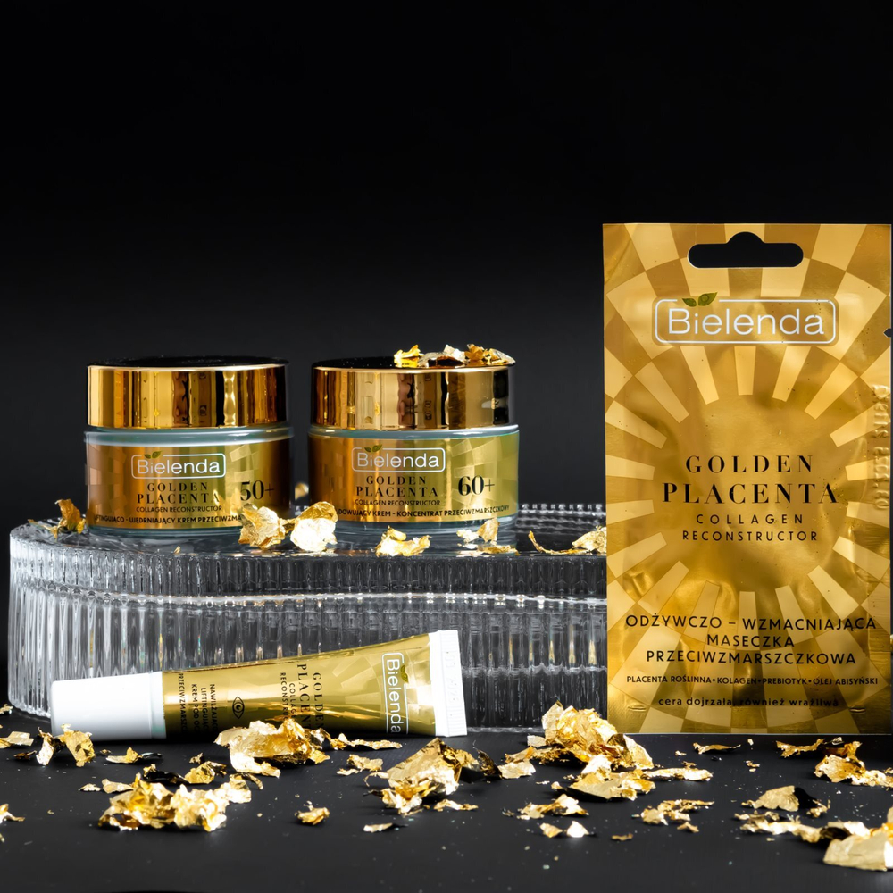 Bielenda Golden Placenta Collagen Reconstructor - лифтинг крем для глаз /   15  ml  / GTIN 5902169048327