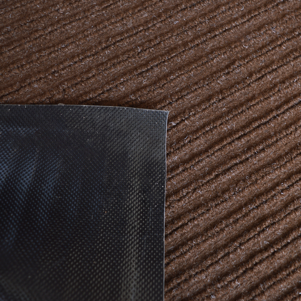Коврик 60*90см влаговпитывающий ребристый FLOOR MAT "Стандарт", коричневый