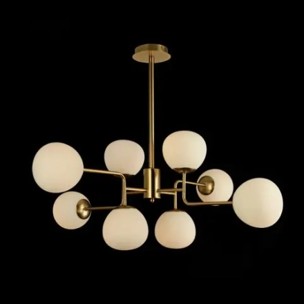 Люстра на штанге Maytoni ERICH MOD221-PL-08-G