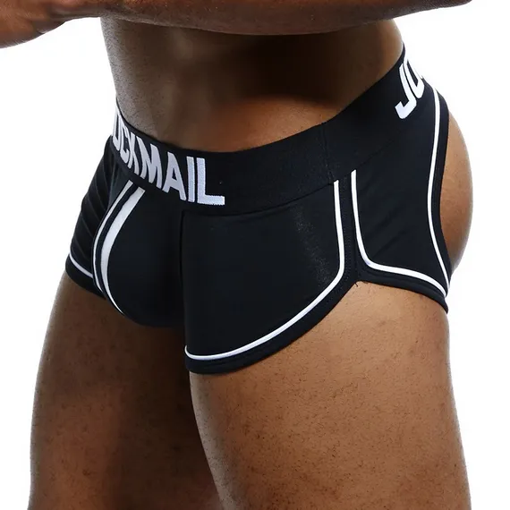 Мужские трусы джоки черные JOCKMAIL JM4042-2