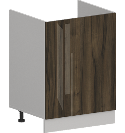 Кухня Модуль ШНМ 600М Белый / Орех Миланский