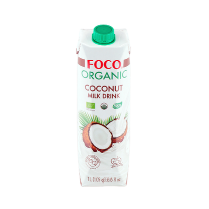 Напиток молочный кокос Foco, без сахара, 1 л