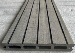 Террасная доска ДПК Best decking Light Тиснение/широкий вельвет цвет: Графит