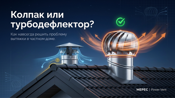 Колпак или турбодефлектор на вентиляционную трубу: что выбрать для частного дома? Колпак или турбодефлектор на вентиляционную трубу: что выбрать для частного дома?