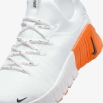 Кроссовки мужские Nike Free Metcon 6 (Бело-Оранжевые)