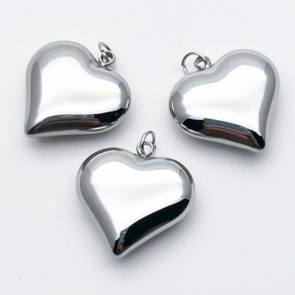 Подвеска Сердце, сталь, размер 17*16 мм, цена за 1 шт