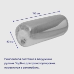 Бескаркасный диван-кровать (трансформер) BuyDream (серый)