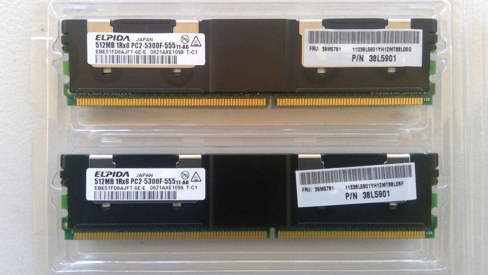 Оперативная память IBM 512MB PC5300 667MHz ECC DDR SDRAM RDIMM (x3655, x3755) 41Y2758
