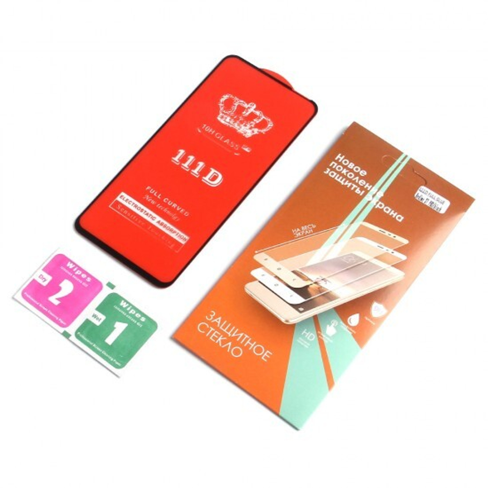 Защитное стекло 11D для Realme X7 Pro на полный экран, 012062 Черный