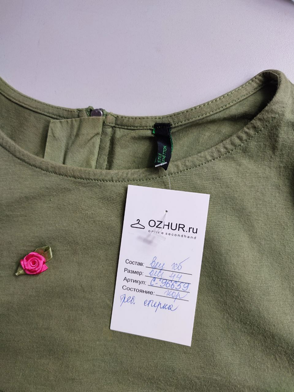 Платье Benetton хлопковое 44 размер