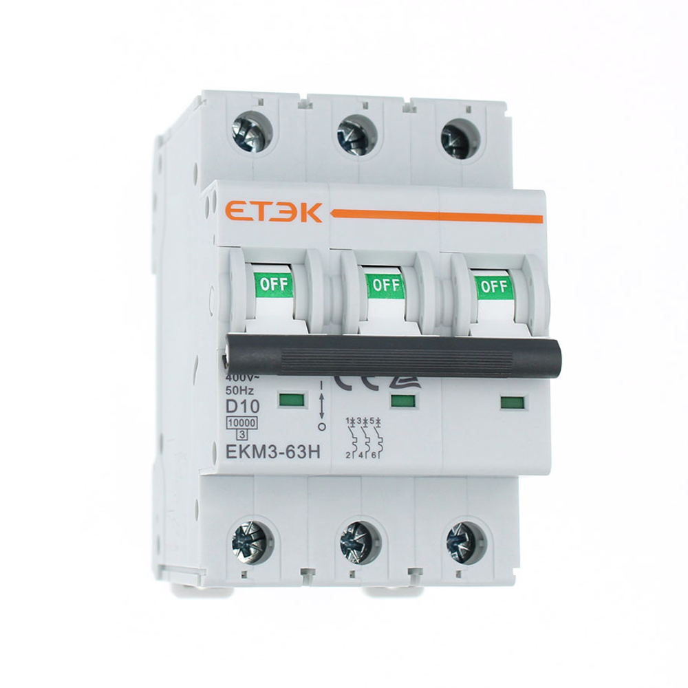 Автоматический выключатель 3P 10А D