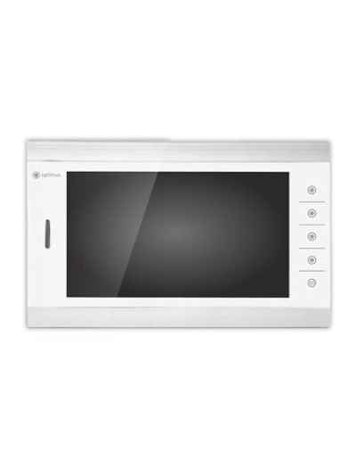 Видеодомофон Optimus VM-10.1 (Белый/Серебро)