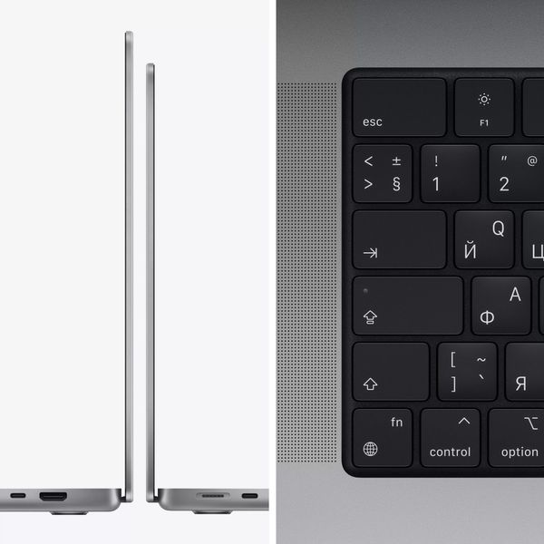 Ноутбук Apple MacBook Pro 14" Late 2021 MKGP3RU/A (M1 Pro 8C CPU, 14C GPU, RAM 16 ГБ, SSD 512 ГБ), серый космос