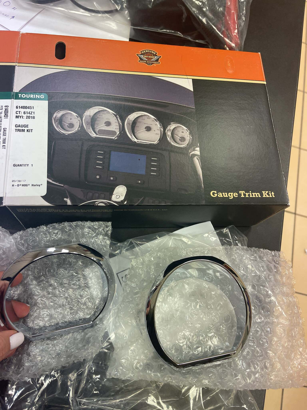 61400451 Ободки приборной панели (4 шт.) Хром. FLH 14-19 -50%