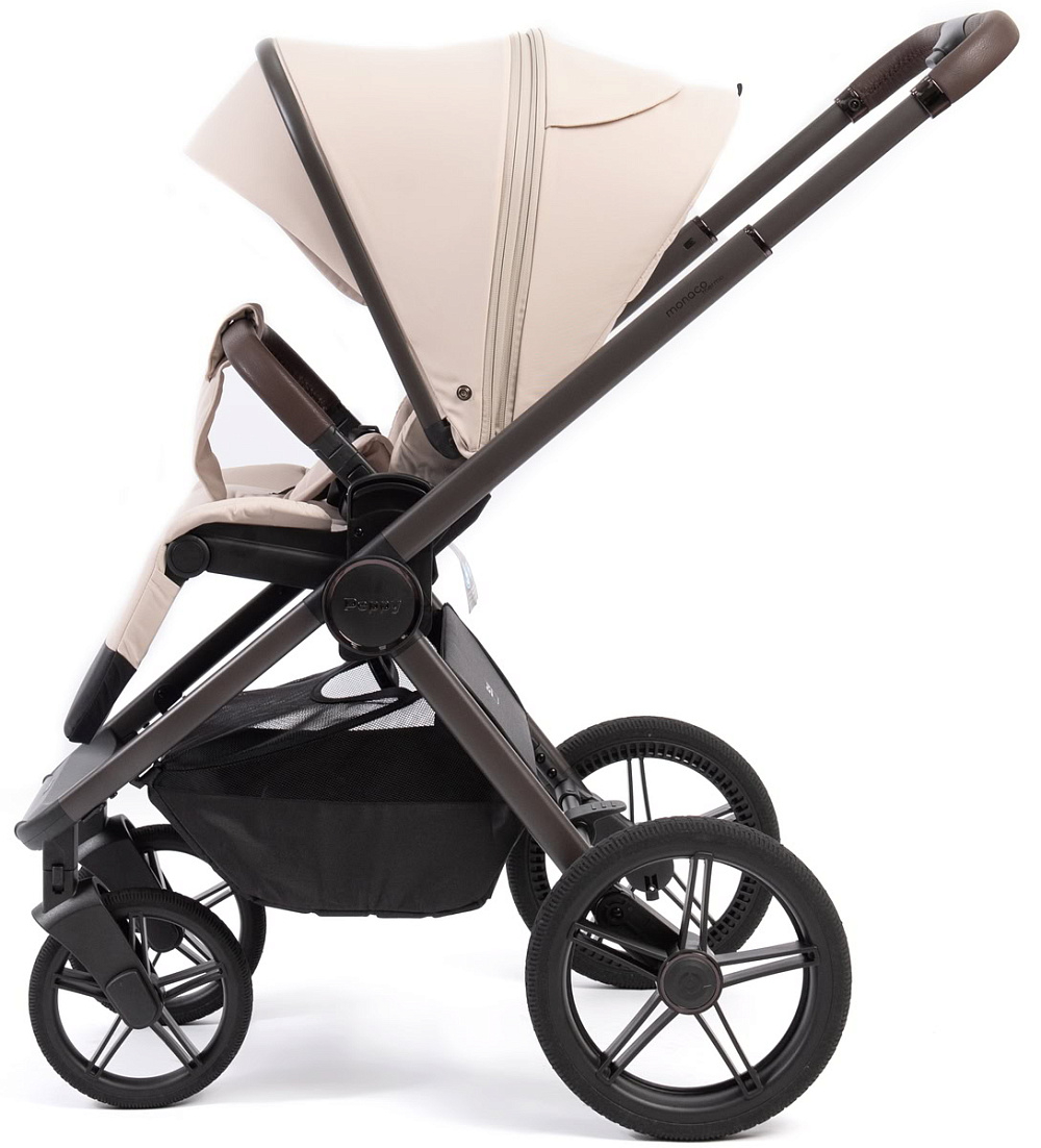 Детская коляска Peppy Monaco Thermo 3 в 1 с автокреслом First Beige